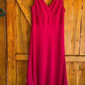 J. Crew Size 12 Silk Hibiscus Sleeveless V-Neck Maxi Sundress